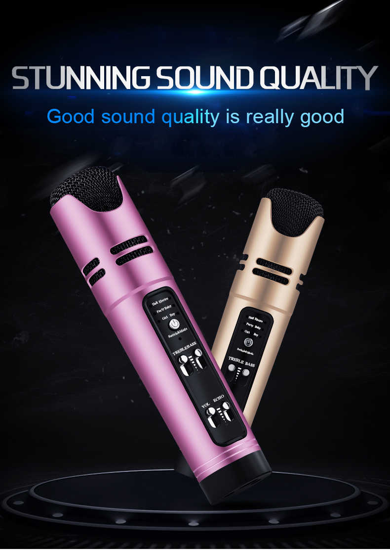 Bakeey-C16-DSP-Metal-Handheld-Wireless-Recording-Karaoke-Microphone-Support-6-Voice-Voice-Changing-B-1828008-1