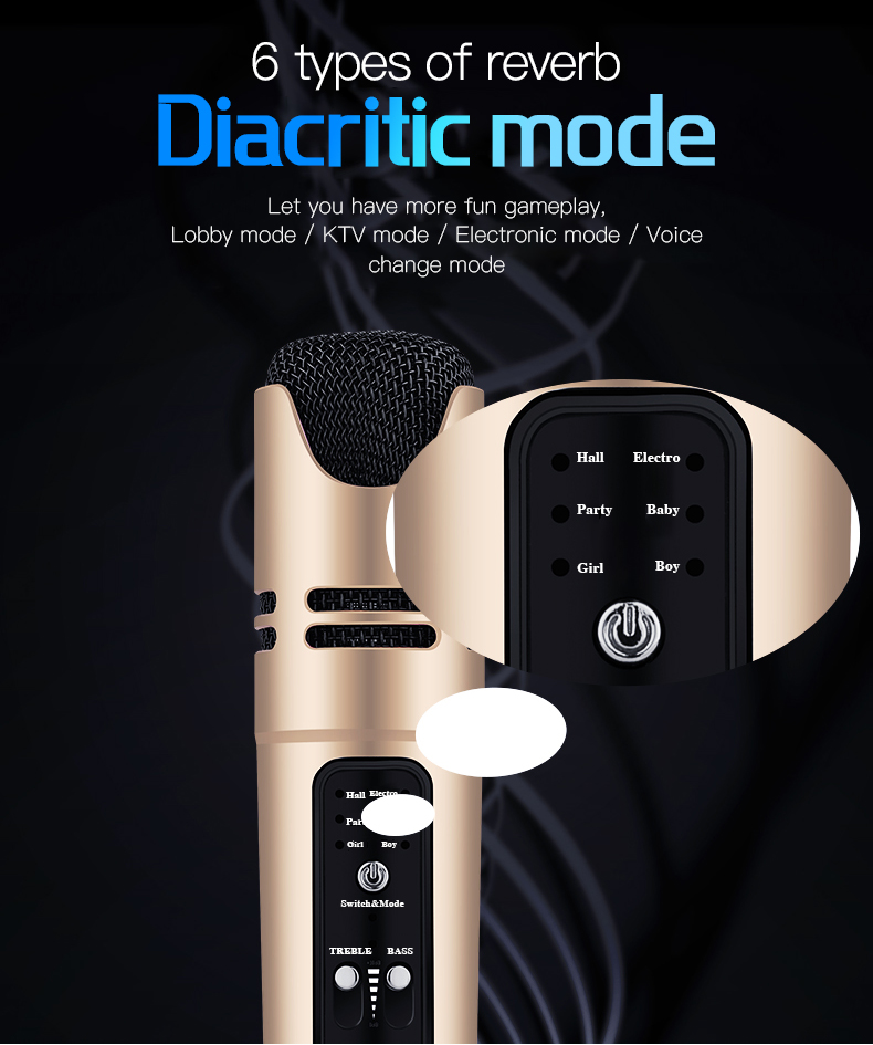 Bakeey-C16-DSP-Metal-Handheld-Wireless-Recording-Karaoke-Microphone-Support-6-Voice-Voice-Changing-B-1828008-4