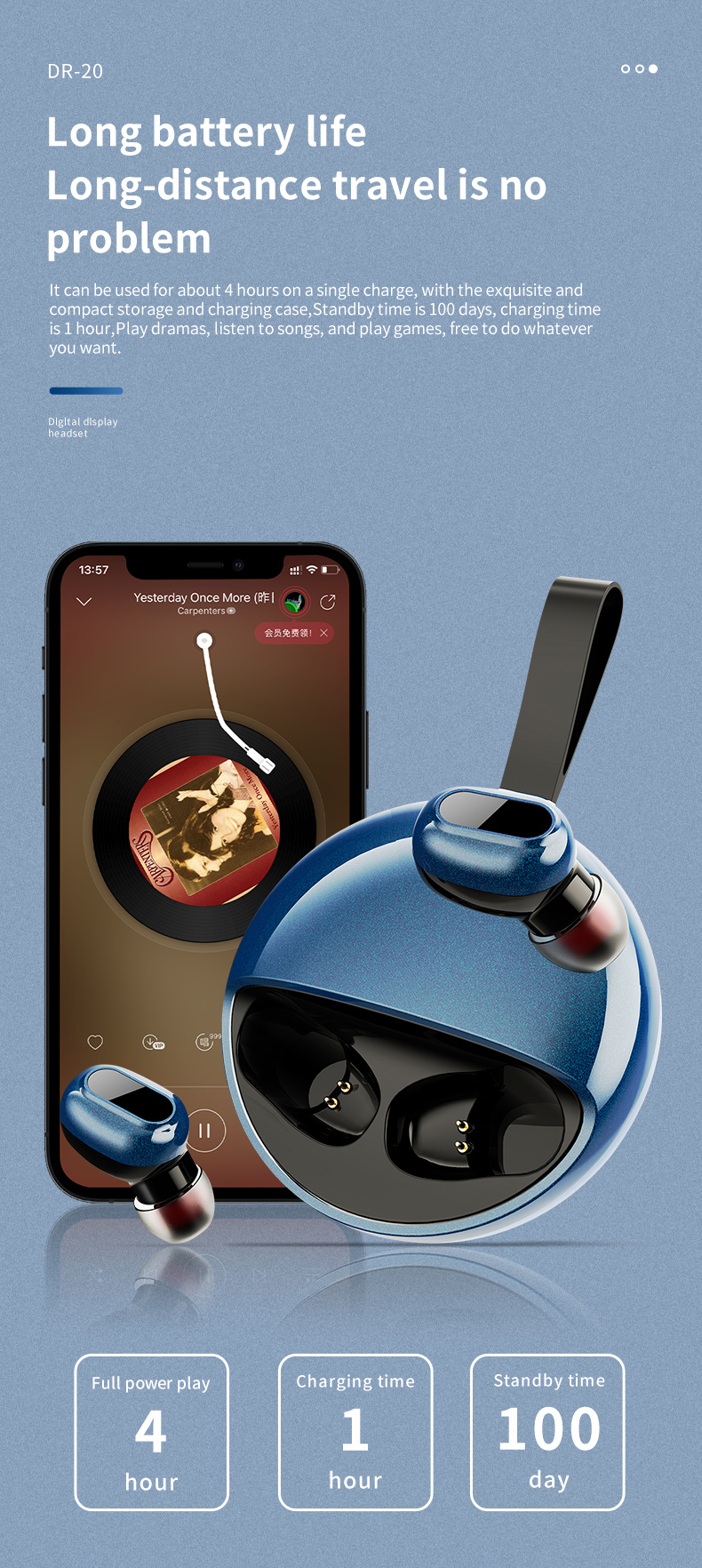 Bakeey-DR20-TWS-bluetooth-Headset-BT50-Wireless-Headphone-High-Fidelity-Speakers-Big-Battery-Low-Lat-1889295-6