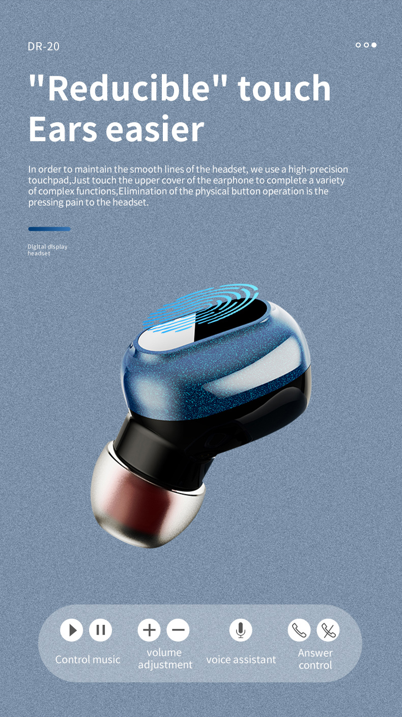 Bakeey-DR20-TWS-bluetooth-Headset-BT50-Wireless-Headphone-High-Fidelity-Speakers-Big-Battery-Low-Lat-1889295-8
