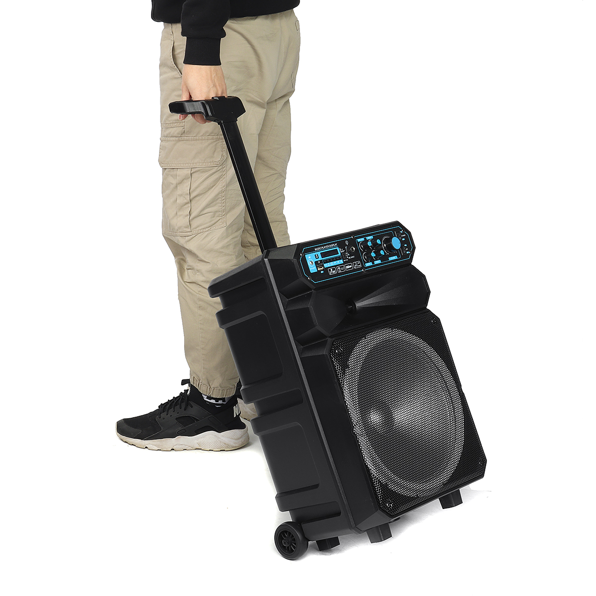 Bakeey-Ds-1206-12-inch-50W-High-Power-bluetooth-Sound-Square-Loud-Speaker-Outdoor-Singing-Subwoofer--1920163-2