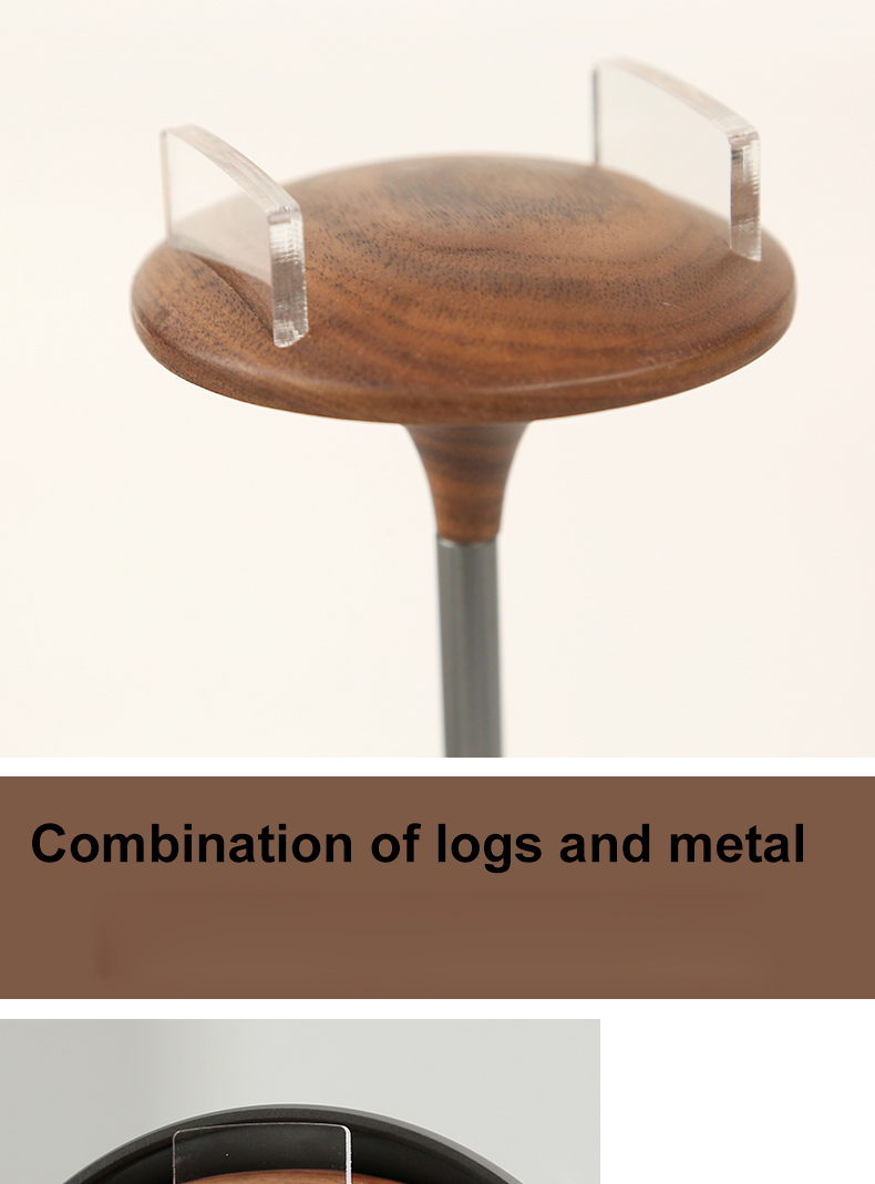 Bakeey-EJ60-Headphones-Holder-Walnut-Wood-Headset-Bracket-Hanger-Rack-with-Solid-Metal-Base-for-AirP-1817808-5