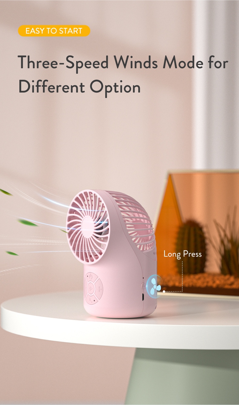 Bakeey-F8-2-in-1-Portable-bluetooth-51-Audio-Wireless-Desktop-Speaker-with-Handheld-Mini-Cooling-Fan-1875281-4