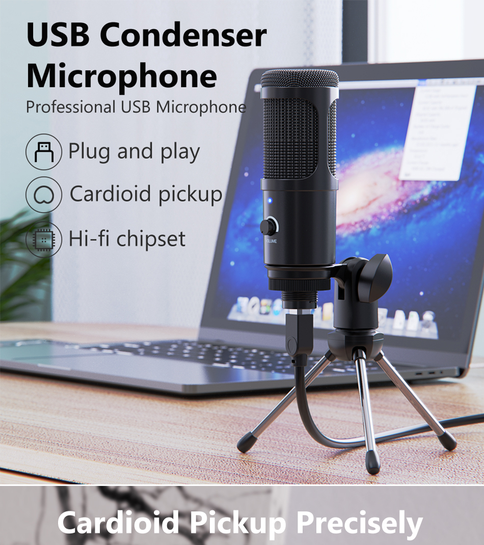 Bakeey-Metal-USB-Condenser-Recording-Microphone-Gaming-For-Laptop-Windows-Cardioid-Studio-Recording--1800913-1