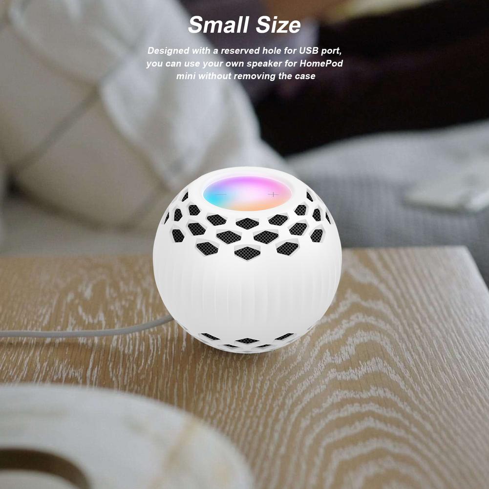 Bakeey-Mini-Silicone-Case-Protective-Skin-Cover-for-HomePod-Mini-Non-slip-Speaker-Mountaineering-Sil-1902343-5