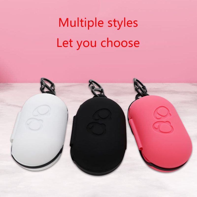 Bakeey-Portable-Shockproof-Silicone-Earphone-Storage-Case-with-KeyChain-for-Samsung-Galaxy-Buds-1598083-1