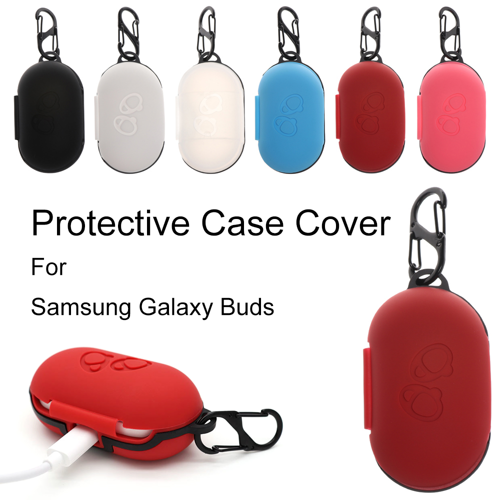 Bakeey-Portable-Shockproof-Silicone-Earphone-Storage-Case-with-KeyChain-for-Samsung-Galaxy-Buds-1598083-12