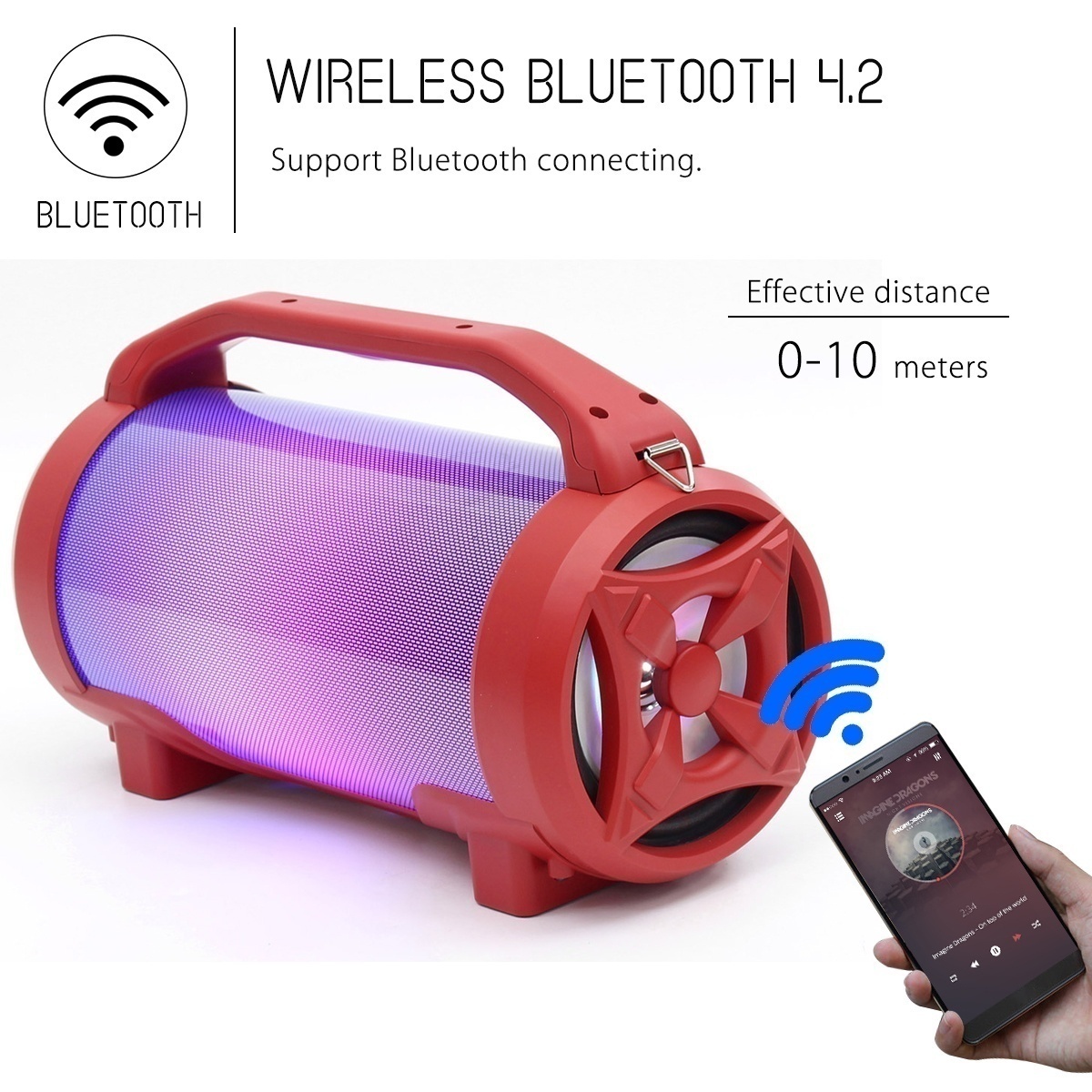 Bakeey-Portable-Wireless-bluetooth-Stereo-Speaker-With-TF-Card-Player-FM-Radio-For-Tablet-Smartphone-1637582-3