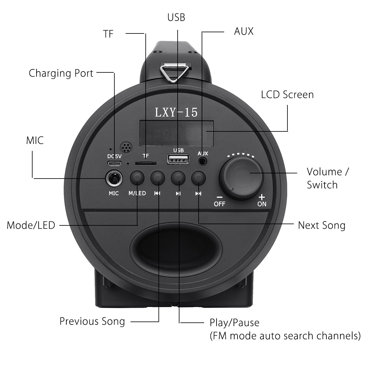 Bakeey-Portable-Wireless-bluetooth-Stereo-Speaker-With-TF-Card-Player-FM-Radio-For-Tablet-Smartphone-1637582-9