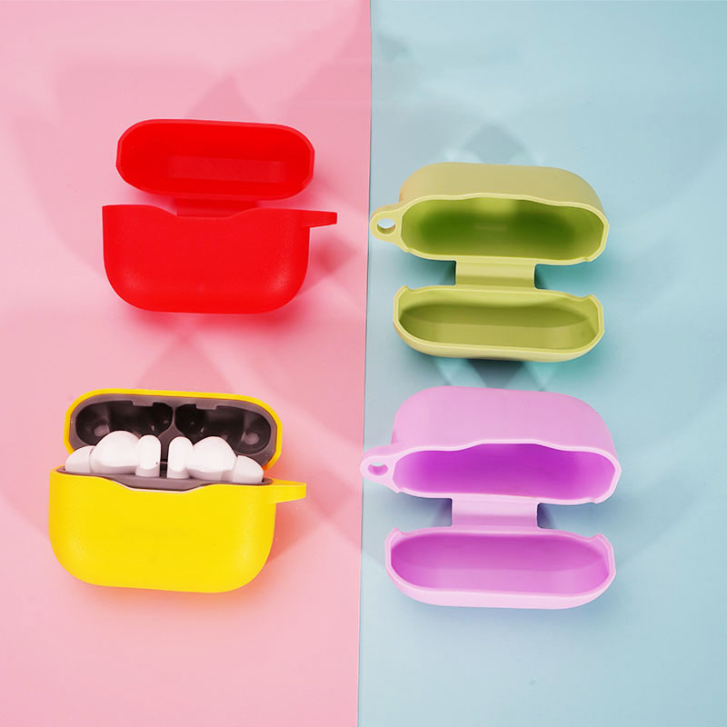Bakeey-Pure-Dustproof-Anti-Fingerprint-Shockproof-Silicone-TWS-Earphone-Storage-Case-Protective-Cove-1729527-10