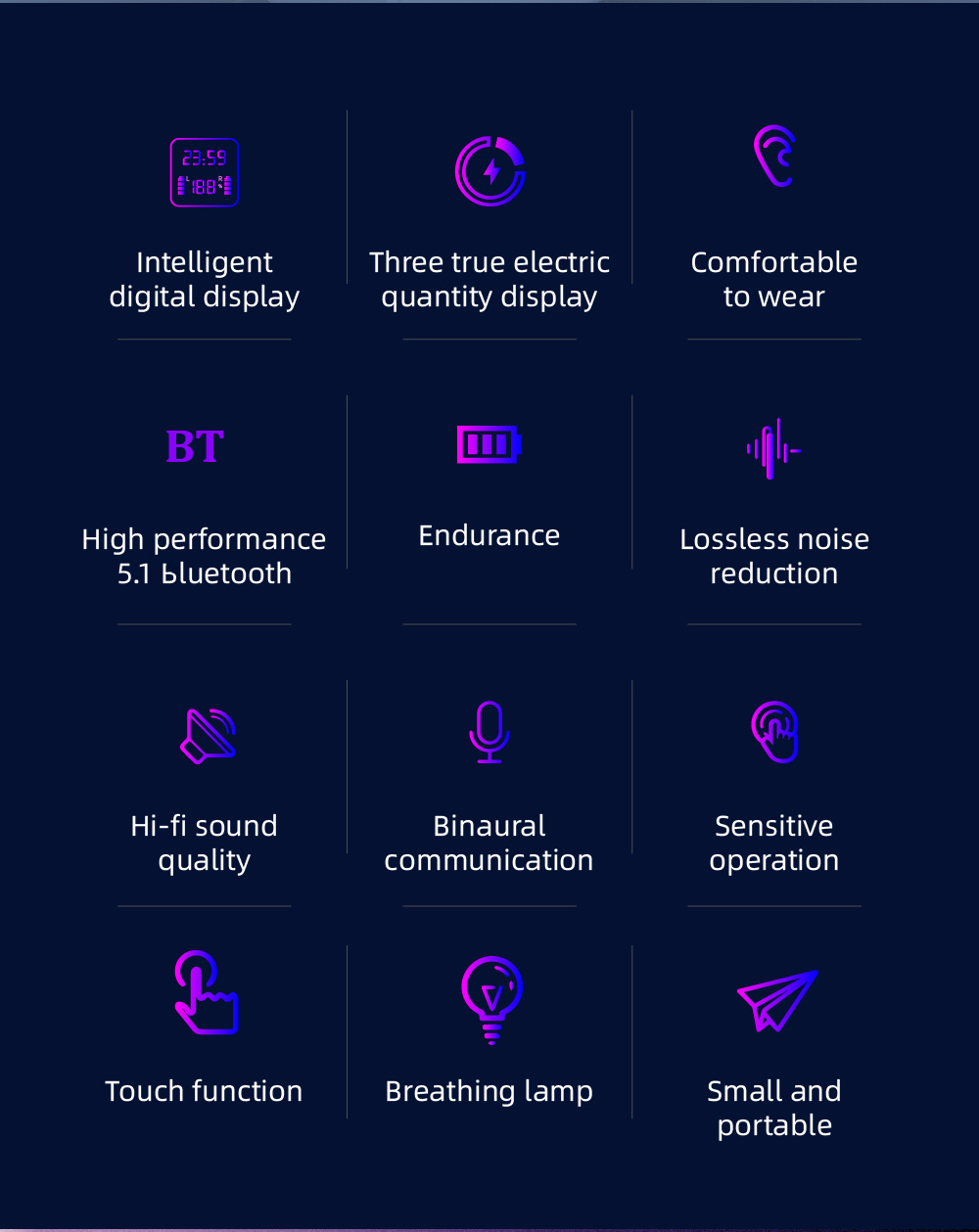 Bakeey-S6-SE-TWS-bluetooth-V51-Earphone-Wireless-Headphones-HIFI-Noise-Reduction-Earbuds-LED-Display-1822368-2