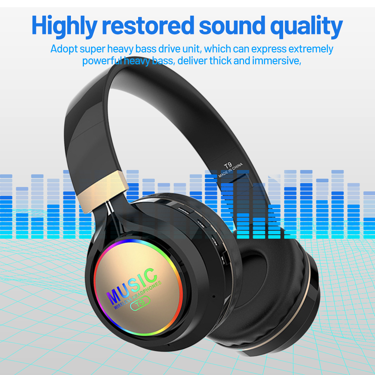 Bakeey-T9-bluetooth-Headphone-Wireless-Headset-Foldable-TF-Card-AUX-Sport-RGB-Light-Gaming-Headset-w-1700785-2