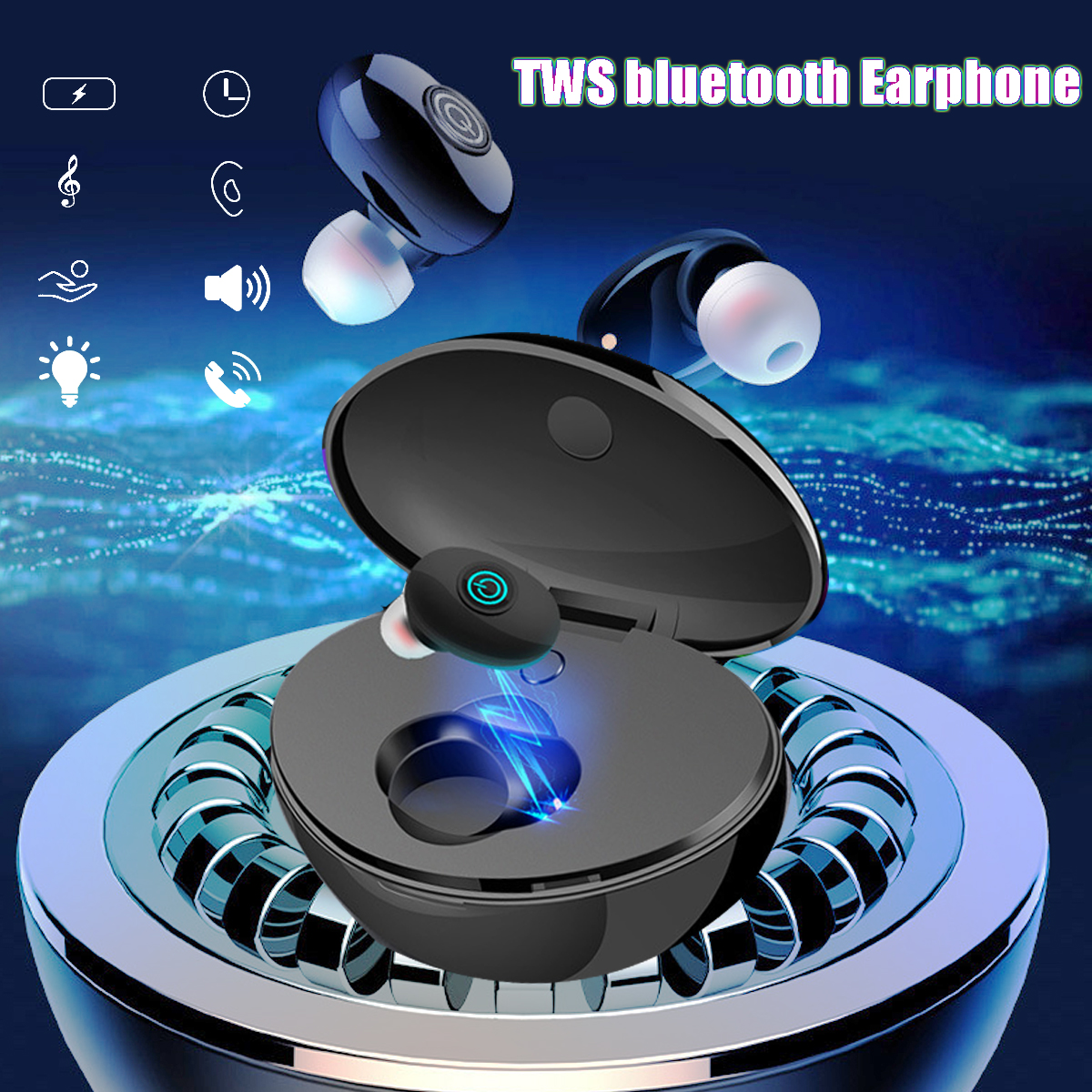 Bakeey-TW-10-Single-bluetooth-V50-TWS-Headset-Wireless-In-ear-Earbuds-Stereo-Bass-Earphone-With-Mic-1465680-1