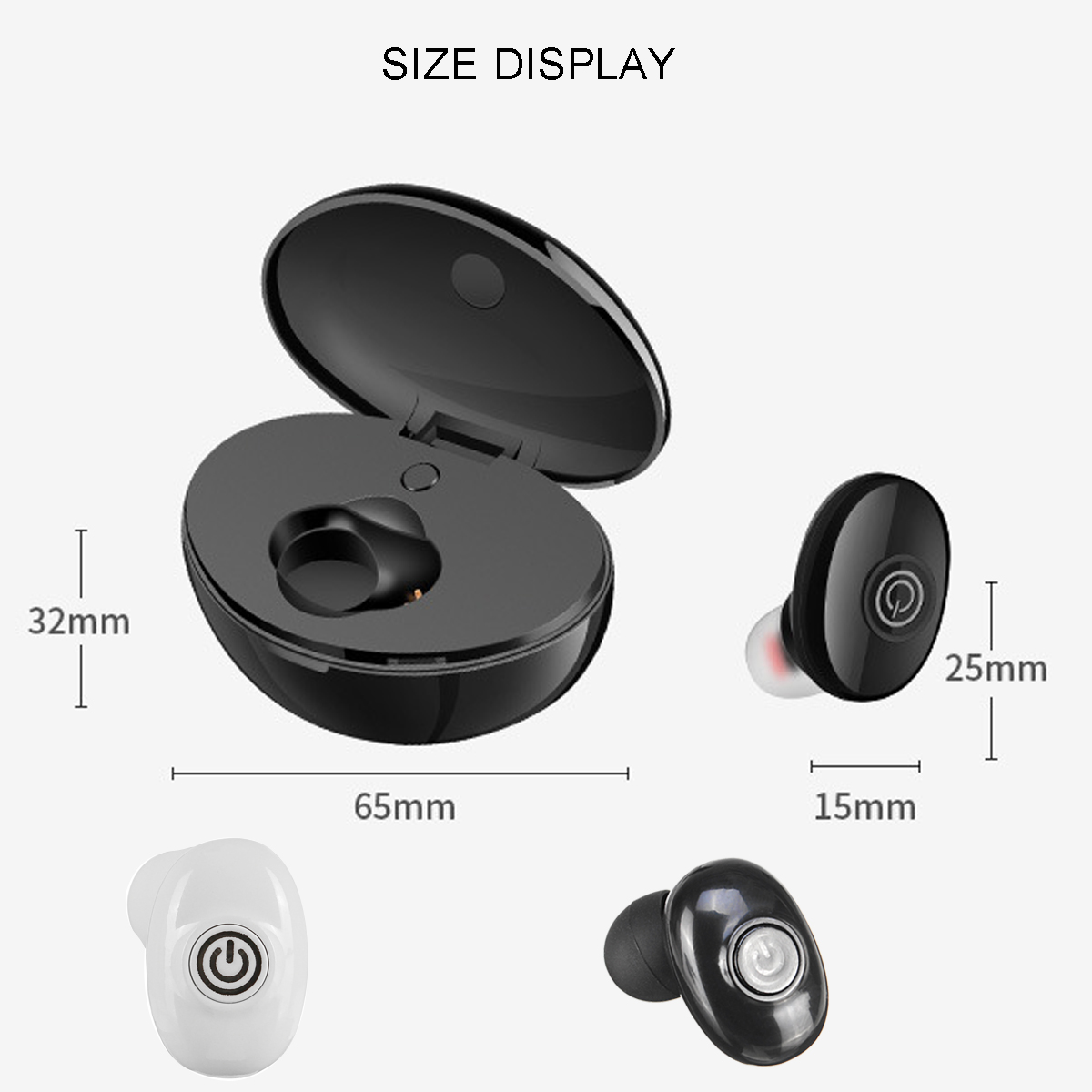 Bakeey-TW-10-Single-bluetooth-V50-TWS-Headset-Wireless-In-ear-Earbuds-Stereo-Bass-Earphone-With-Mic-1465680-8