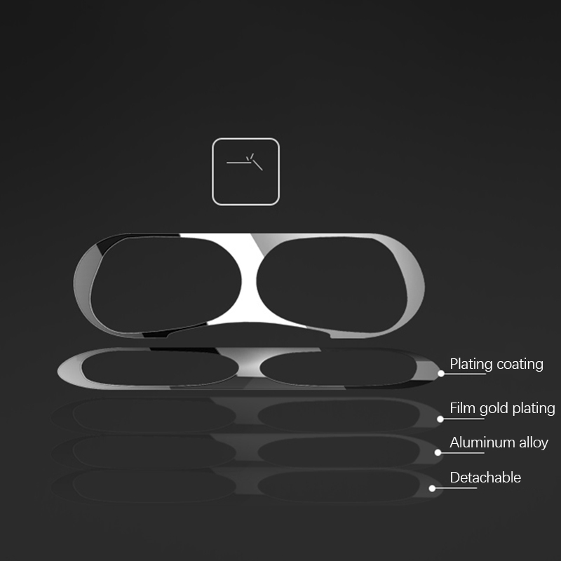 Bakeey-Ultra-Thin-Dust-proof-Earphone-Storage-Case-Metal-Protective-Film-Sticker-Dust-Guard-for-Appl-1598086-2