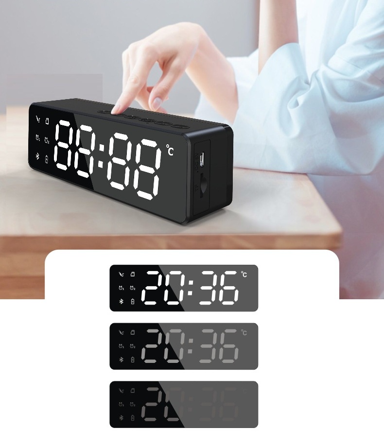 Bakeey-Wireless-bluetooth-Speaker-Dual-Alarm-Clock-Bedroom-Home-Soundbar-TF-Card-AUX-Stereo-Music-Sp-1681383-3