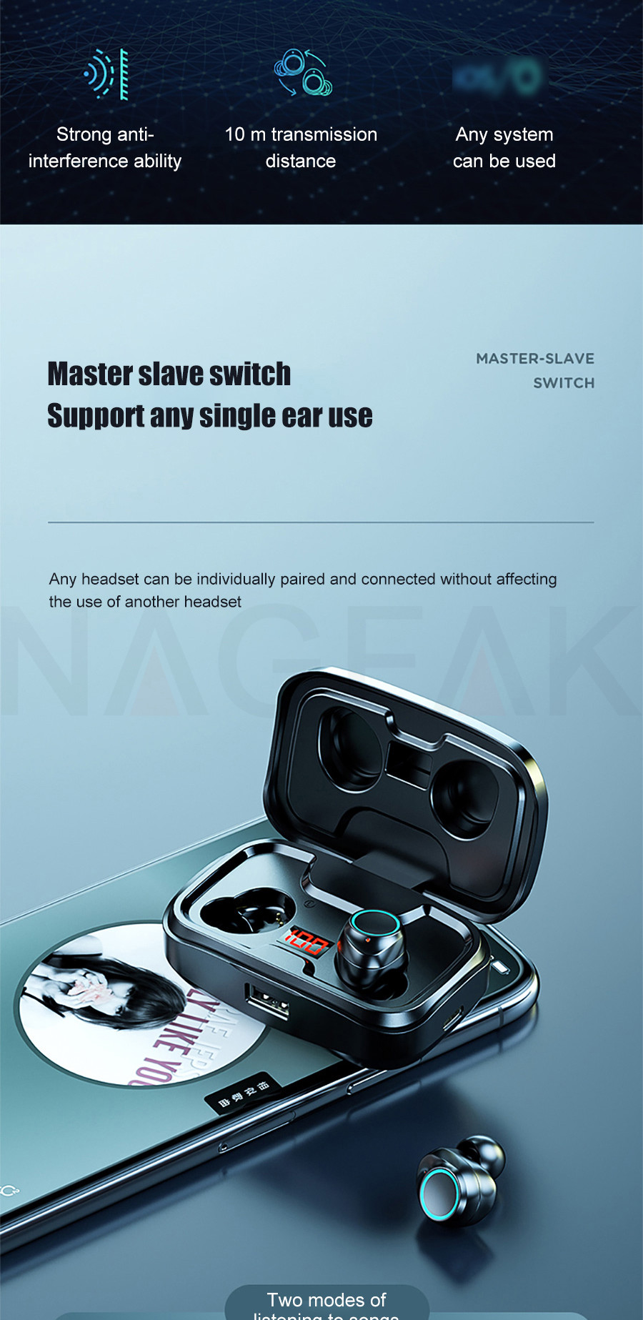 Bakeey-X10-TWS-bluetooth-Earbuds-Game-Low-Latency-LED-Display-Touch-Control-Wireless-Headphone-Long--1943690-7
