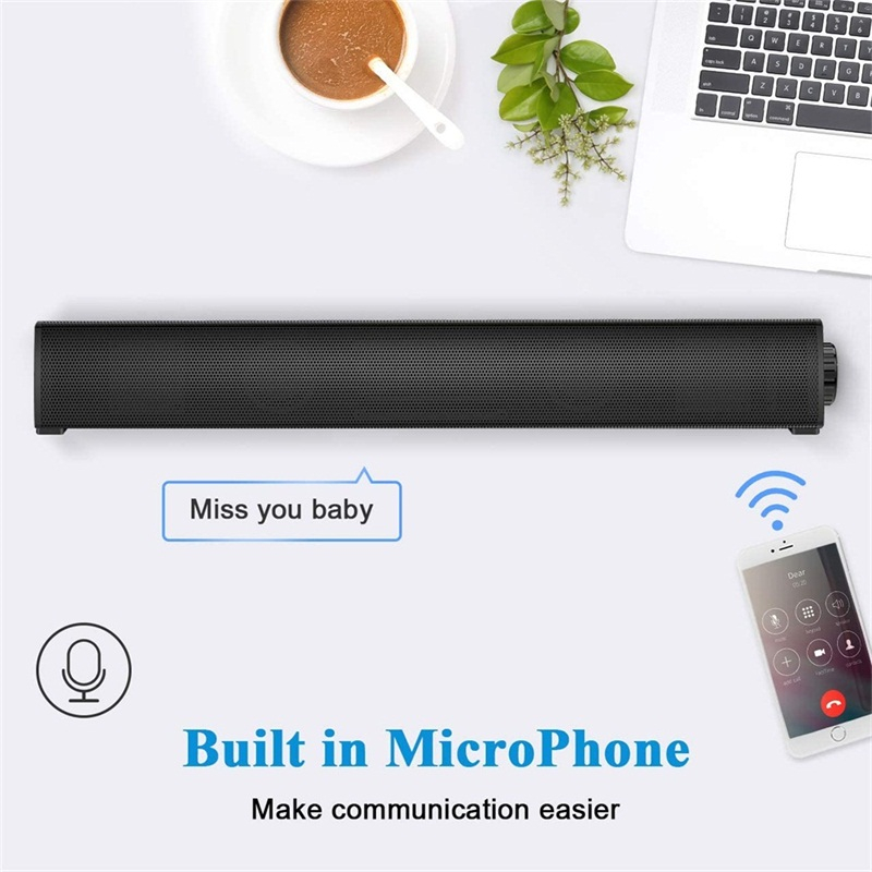 Bakeey-Y8-bluetooth-Soundbar-Bass-Stereo-20W-45MM-Dual-Drivers-Soundbox-TF-Card-AUNX-In-2000mAh-Remo-1796635-3