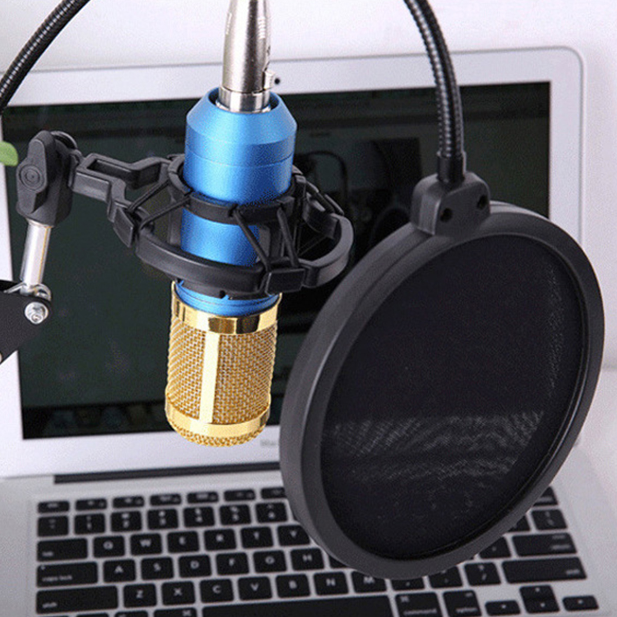 Double-Layer-Condenser-Microphone-Blowout-Cover-Host-Singer-Studio-Windproof-Net-1872471-1