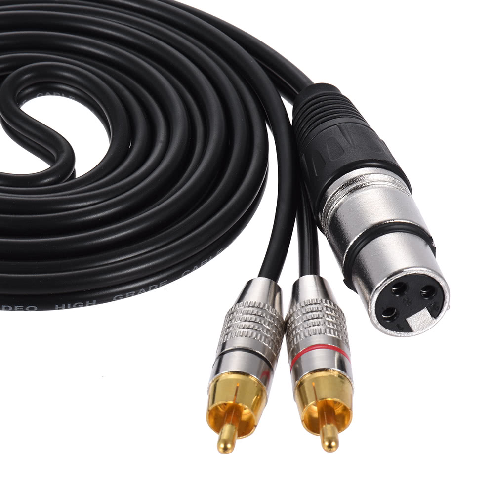 Dual-RCA-Male-to-XLR-Female-Plug-Stereo-Audio-Cable-for-Microphone-Audio-Mixer-Speaker-Amplifiers-1596711-5