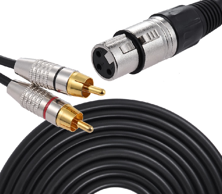 Dual-RCA-Male-to-XLR-Female-Plug-Stereo-Audio-Cable-for-Microphone-Audio-Mixer-Speaker-Amplifiers-1596711-6