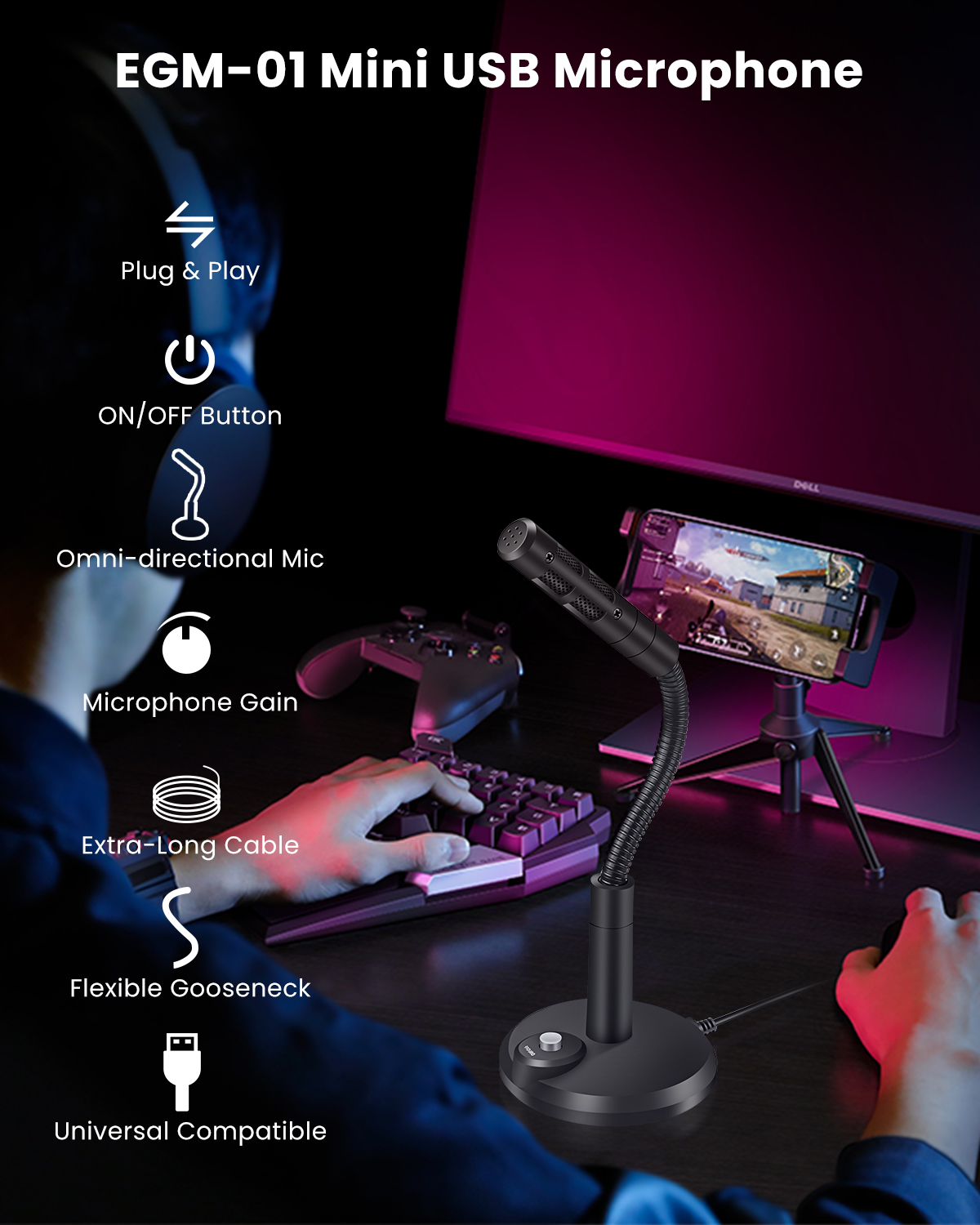 ELEGIANT-RGM-03-USB-PC-Microphone-Recording-Computer-Mic-with-Mute-Button-for-Mac-Laptop-PC-for-Net--1701370-1