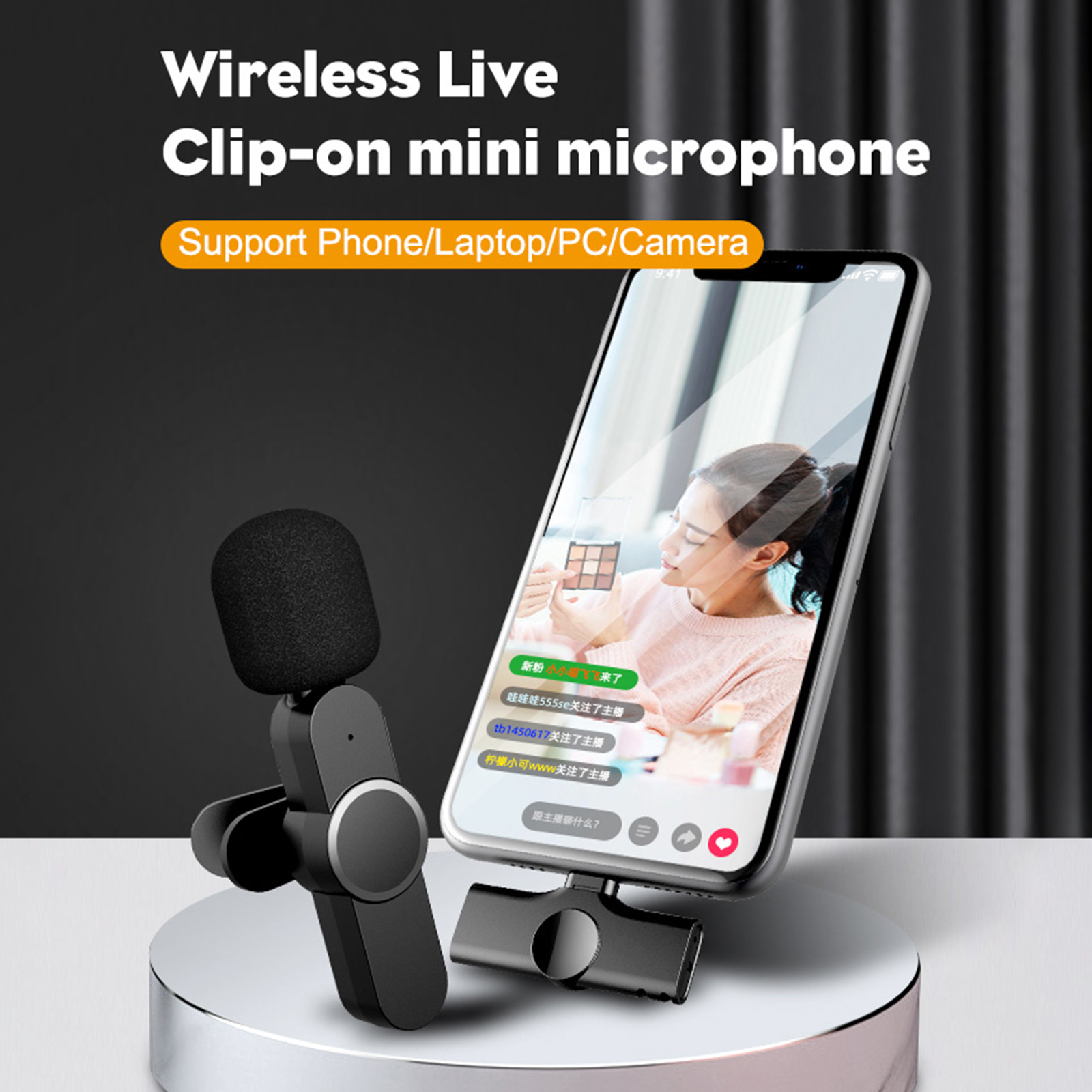 EP033-Mini-Type-C-Lightnings-Plug-Play-Lapel-Microphone-Wireless-Lavalier-Mic-for-Live-Stream-Vlogge-1850514-1