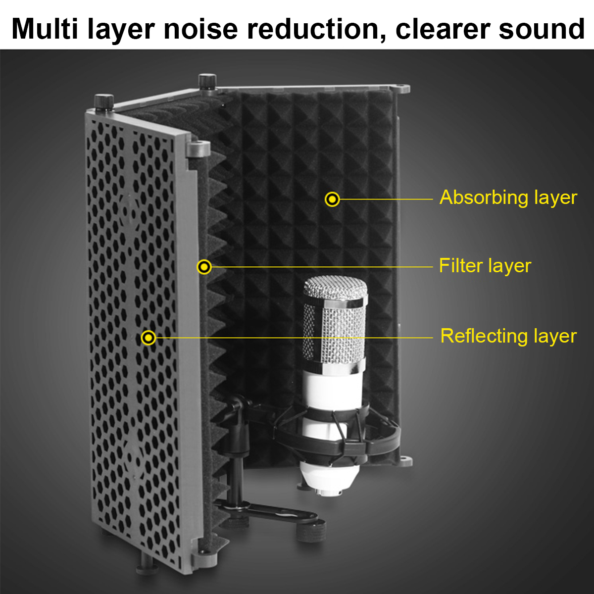 Foldable-Microphone-Acoustic-Isolation-Shield-Acoustic-Foams-Studio-Panel-for-Recording-Live-Broadca-1670638-7