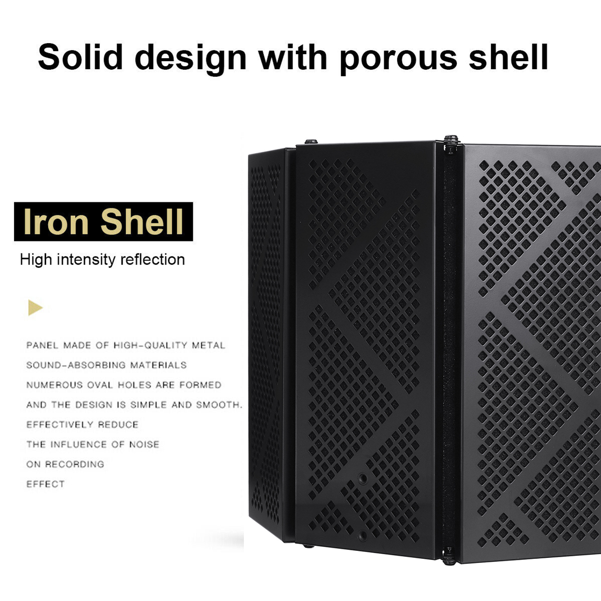 Foldable-Microphone-Acoustic-Isolation-Shield-Acoustic-Foams-Studio-Three-door-Noise-Enclosure-Panel-1790302-3