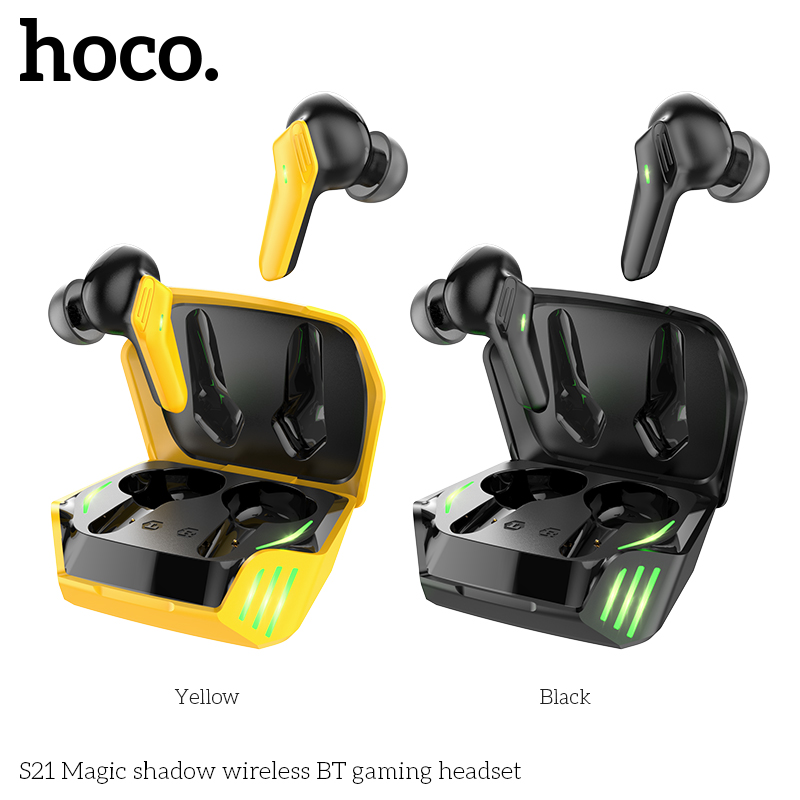HOCO-S21-TWS-bluetooth-V50-Gaming-Earphone-45MS-Low-Latency-Stereo-320mAh-Battery-Headset-1972703-1
