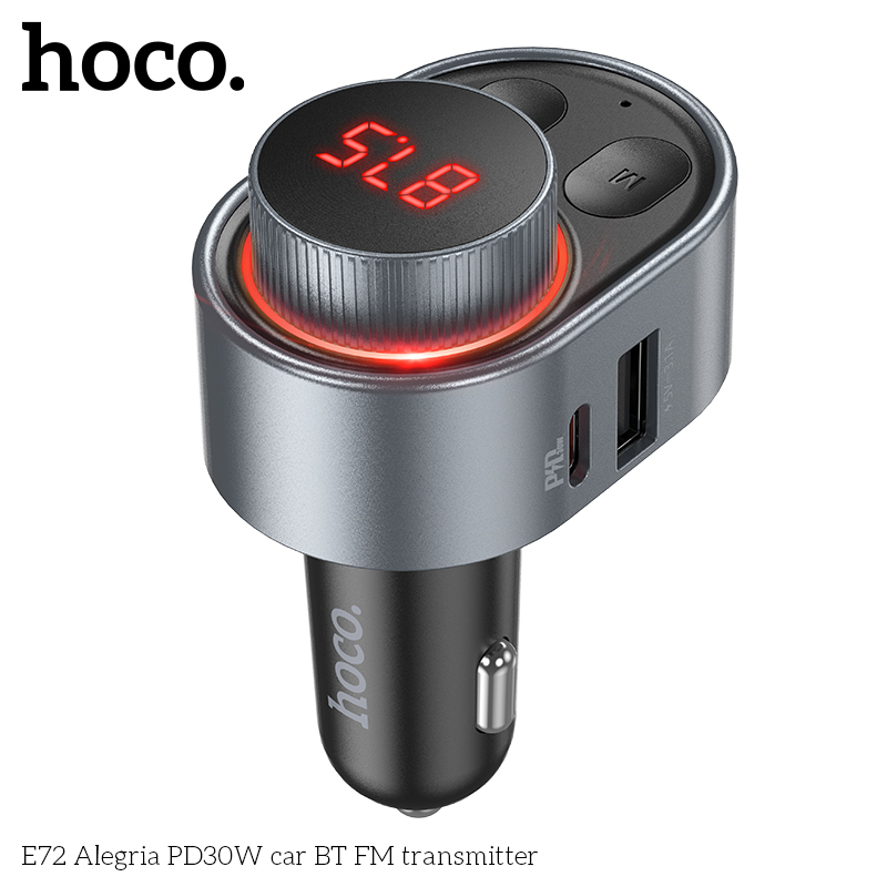 Hoco-E72-PD-30W-Wireless-FM-Transmitter-bluetooth-Connection-Fast-Charging-Adapter-TF-Card-USB-Flash-1974516-2