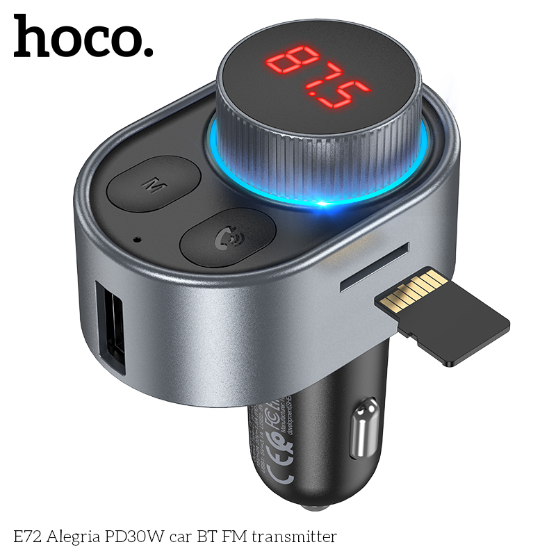 Hoco-E72-PD-30W-Wireless-FM-Transmitter-bluetooth-Connection-Fast-Charging-Adapter-TF-Card-USB-Flash-1974516-5