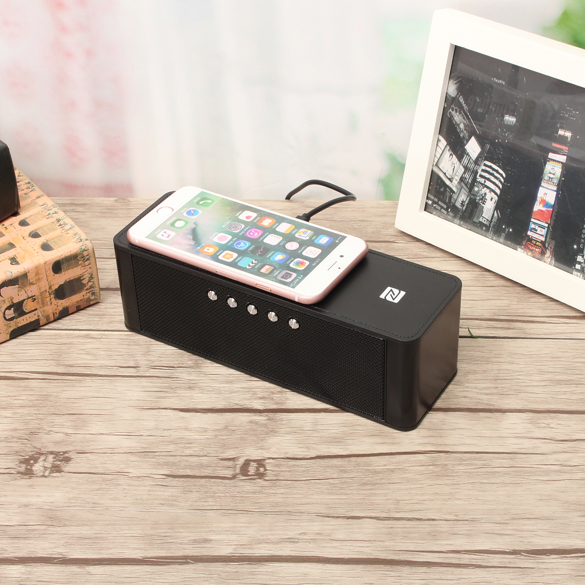JY-28-Qi-Wireless-Fast-Charger-bluetooth-NFC-Speaker-Support-Alarm-Clock-TF-Card-USB-AUX-1265039-2