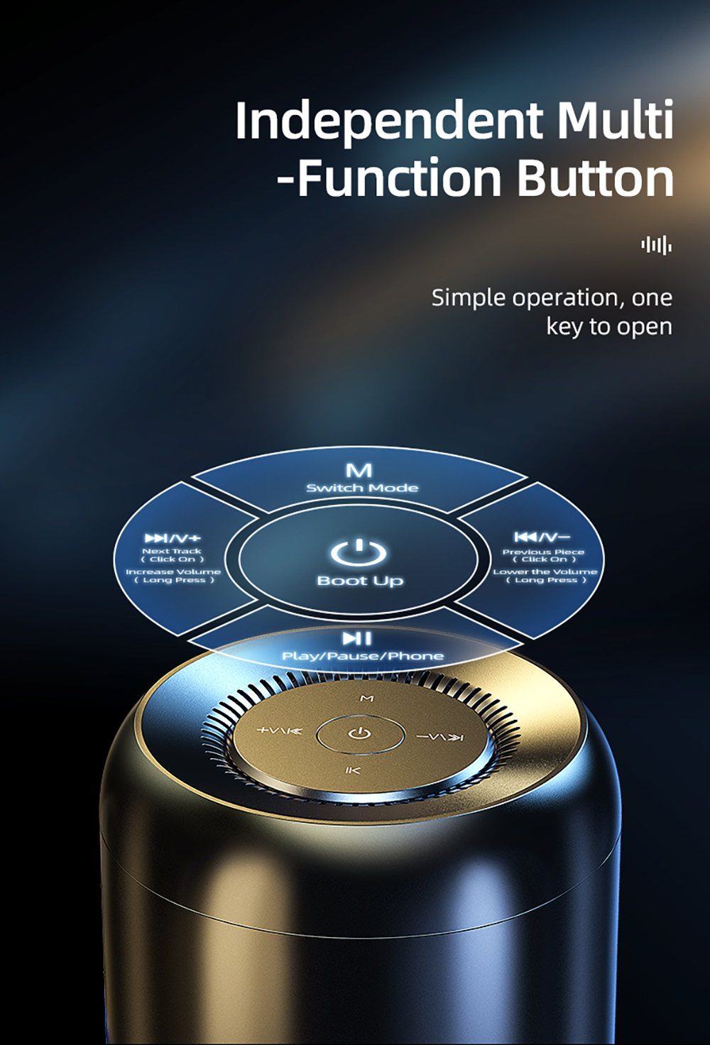 Joyroom-MG-S01-bluetooth-50-Speaker-Bass-HIFI-Stereo-Subwoofer-TF-Card-HD-Calling-Mini-Portable-Wire-1790576-13