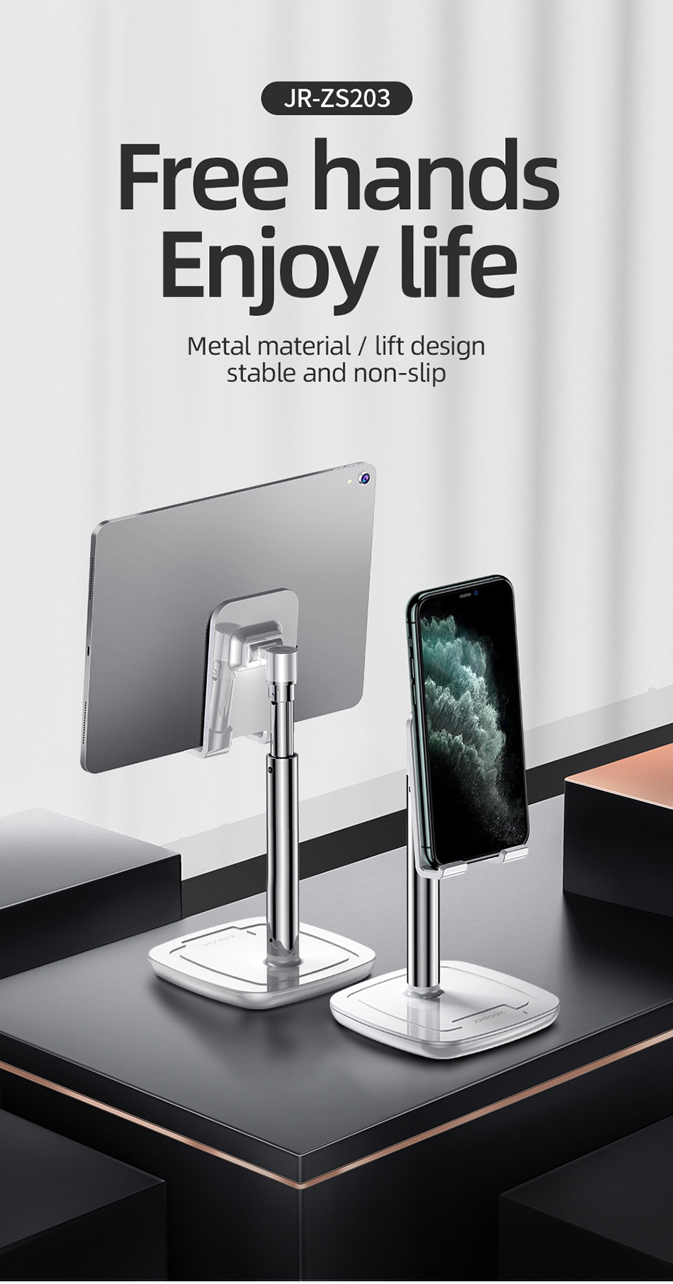 Joyroom-Metal-Adjustable-Phone-Holder-Stand-Multi-angle-Flexible-Bracket-Desk-Stand-Tablet-Cell-Phon-1688472-1