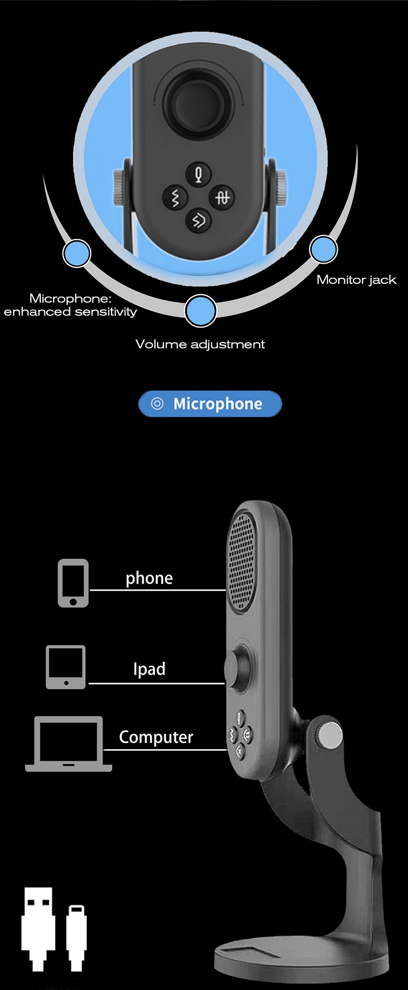 LEORY-M1-USB-Condenser-Microphone-for-Smartphone-PC-Camcorder-Gaming-Live-Streaming-DJ-Sound-Card-Mi-1898249-5