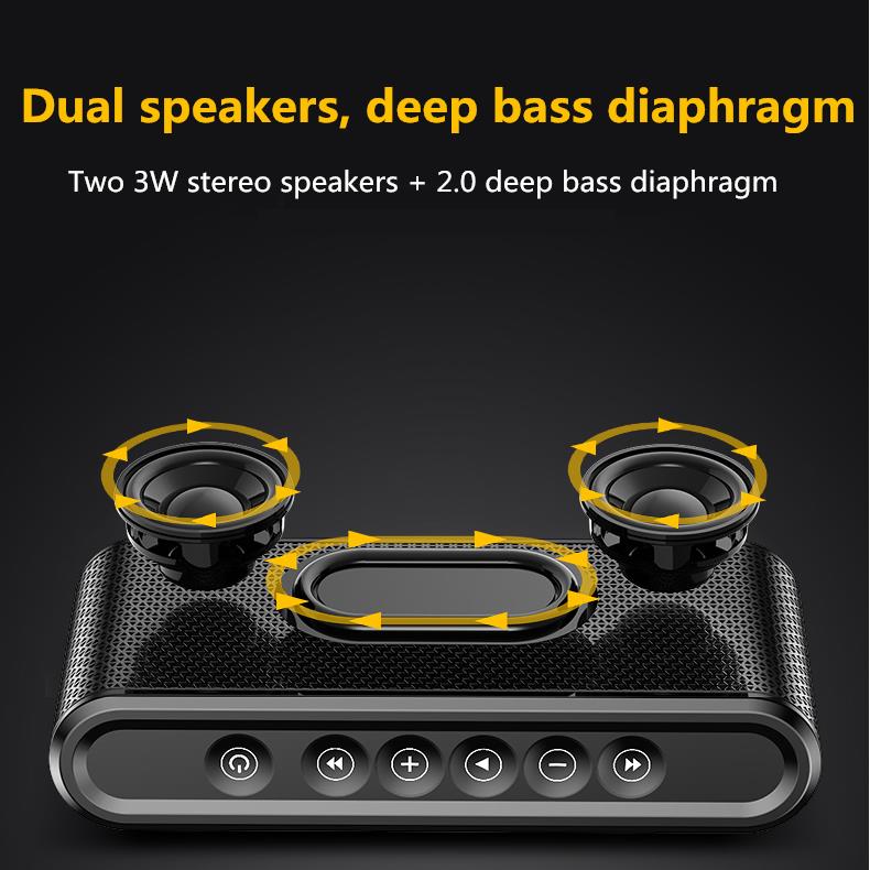 MANOVO-X6-2200mAh-Screen-Touch-TF-Wireless-bluetooth-Speaker-with-Mic-for-iPhone-7-8-Mobile-Phone-1206214-2