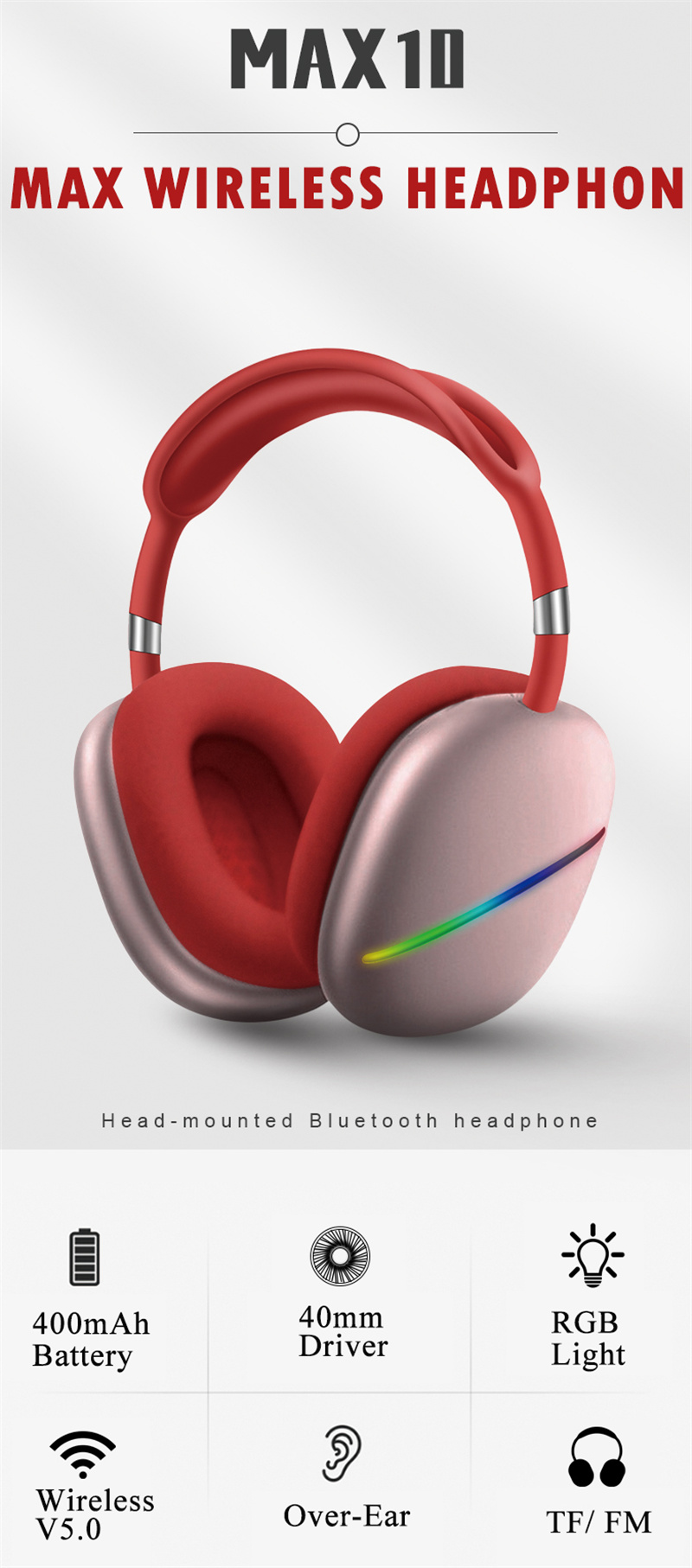 MAX10-MAX11-bluetooth-Wireless-Headphones-HiFi-Bass-Stereo-Game-RGB-Light-TF-FM-Music-Cool-Sport-Ear-1874781-2
