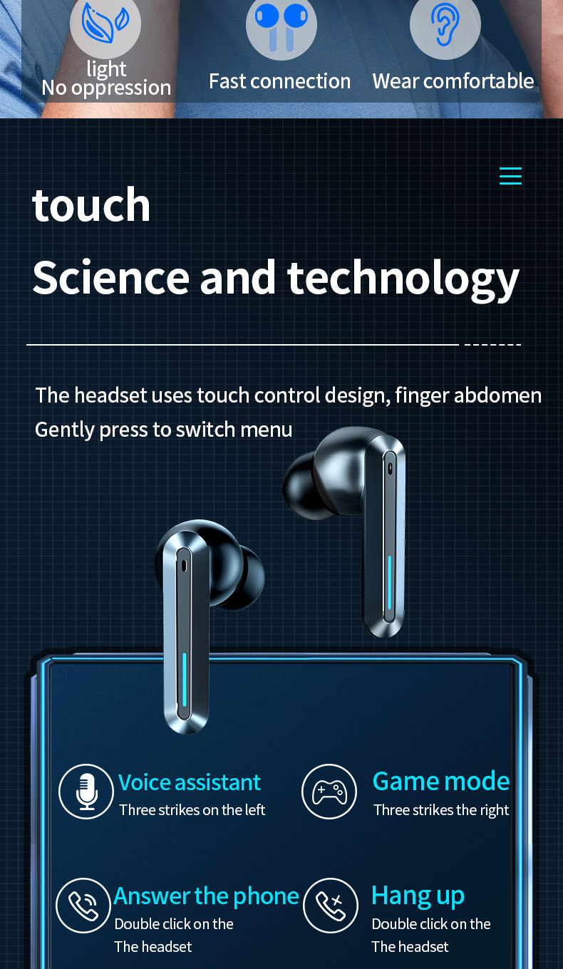 MC-BH117-TWS-bluetooth-51-Earphone-Game-Headset-Low-Delay-Chip-Dual-Mode-Unlocking-Long-Lasting-Life-1877604-10