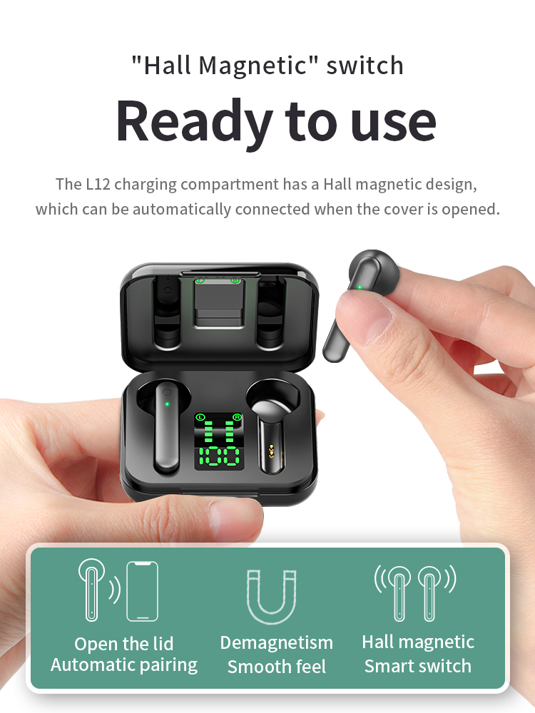 New-Bakeey-L12-TWS-True-Wireless-Headphone-Stereo-bluetooth-50-Earphone-LED-Display-Sport-In-ear-Hea-1725719-3