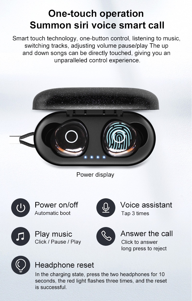 Ovevo-Q65-HiFi-TWS-bluetooth-50-Earphone-Graphene-Diaphragm-Smart-Touch-Auto-Pairing-Bilateral-Call--1457701-11