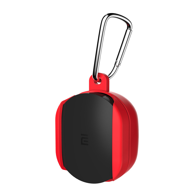 Portable-Protective-Silicone-Case-Earphone-Storage-Bag-for-AirDots-With-Hook-1537414-1