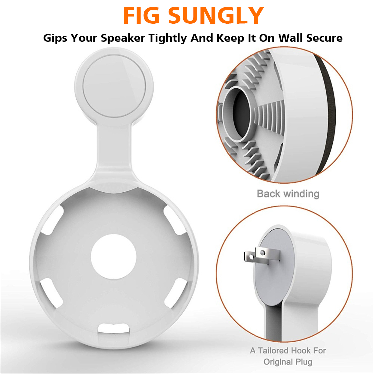 Portable-Wall-Mount-Holder-Plastic-Speaker-Stand-for-Google-Home-Speaker-1675631-2