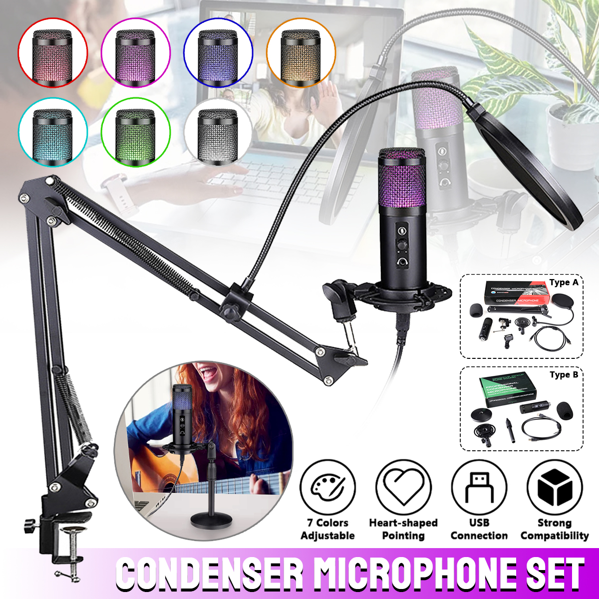 Professional-LED-RGB-USB-Condenser-Microphone-Stand-Set-For-Computer-Laptop-1939552-1