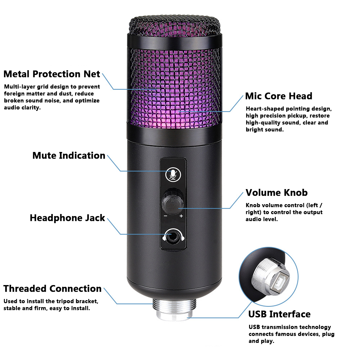 Professional-LED-RGB-USB-Condenser-Microphone-Stand-Set-For-Computer-Laptop-1939552-15