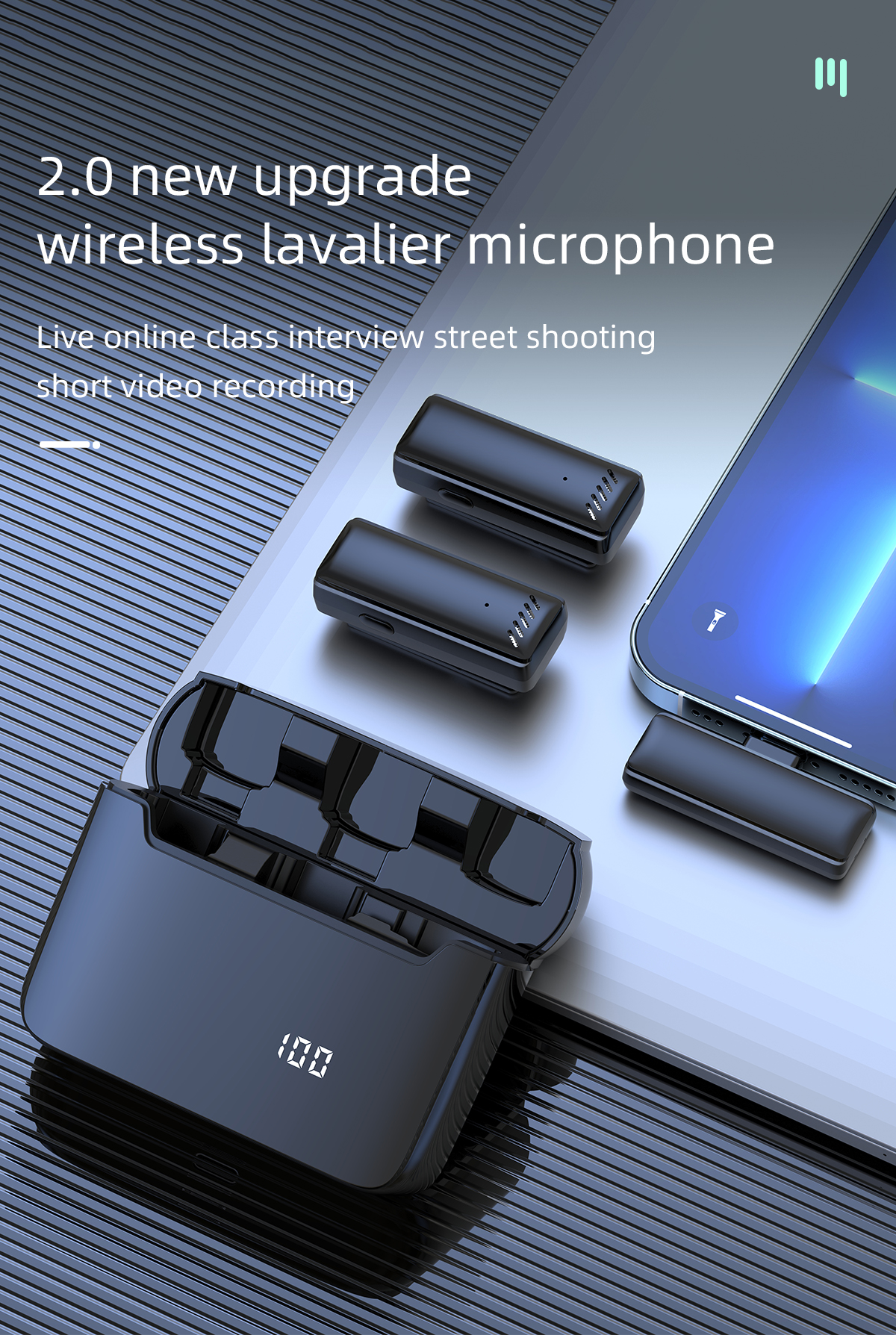 S11-Wireless-Lavalier-Microphone-300mAh-Battery-Automatic-Noise-Reduction-for-Online-Teaching-Record-1974172-8