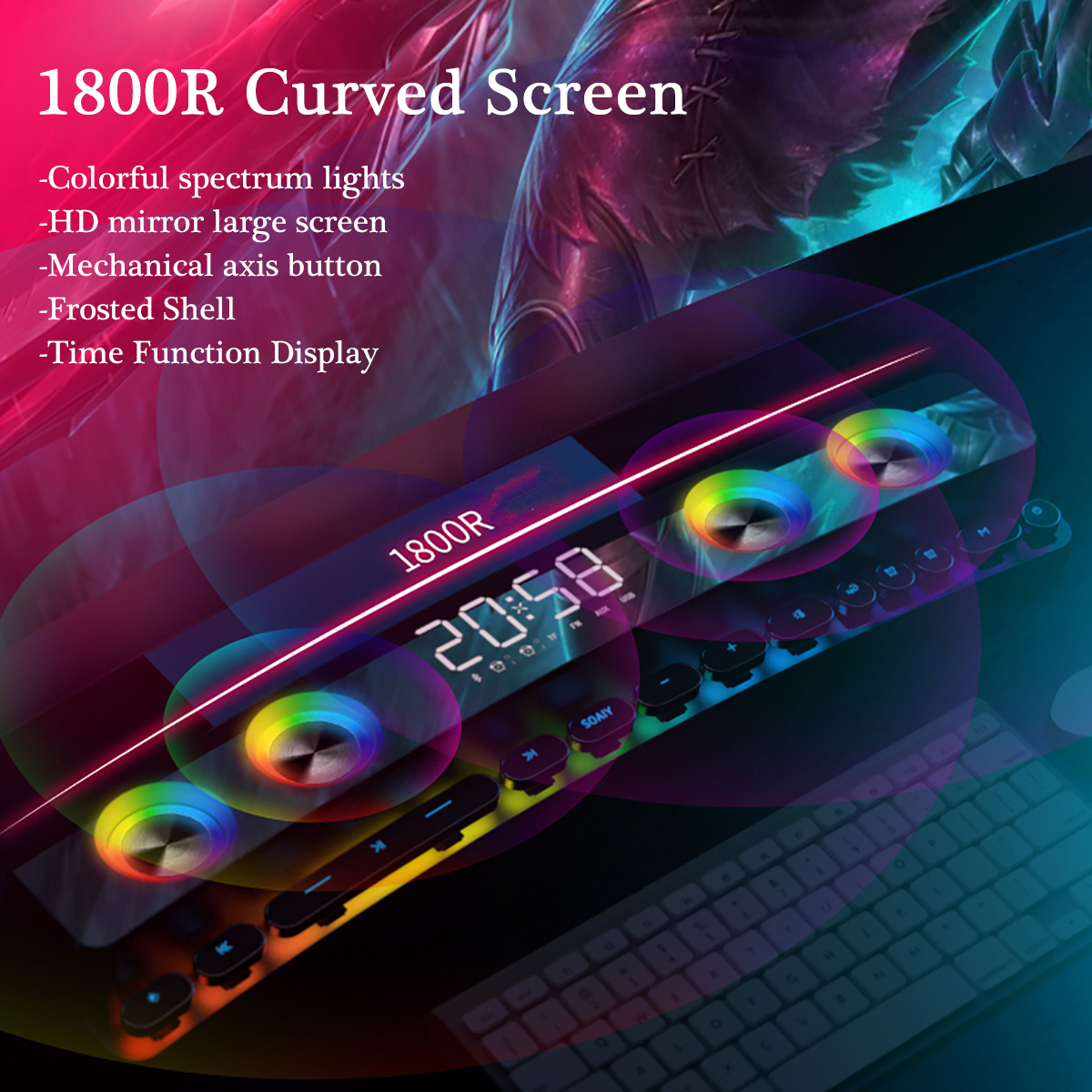 SOAIY-SH39-bluetooth-50-Wireless-Gaming-Speaker-Soundbar-Colorful-Light-HIFI-Sound-Quality-Desktop-A-1942565-4