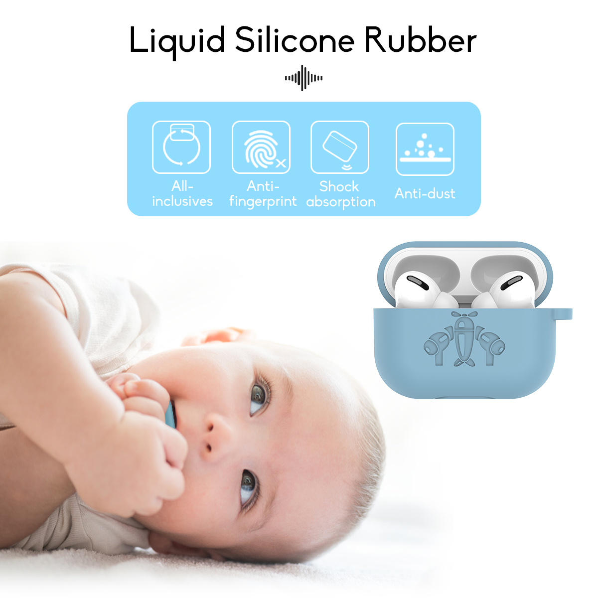 Silicone-Shockproof-Earphone-Storage-Case-with-KeyChain-for-Apple-Airpods-3-Airpods-Pro-1648018-7