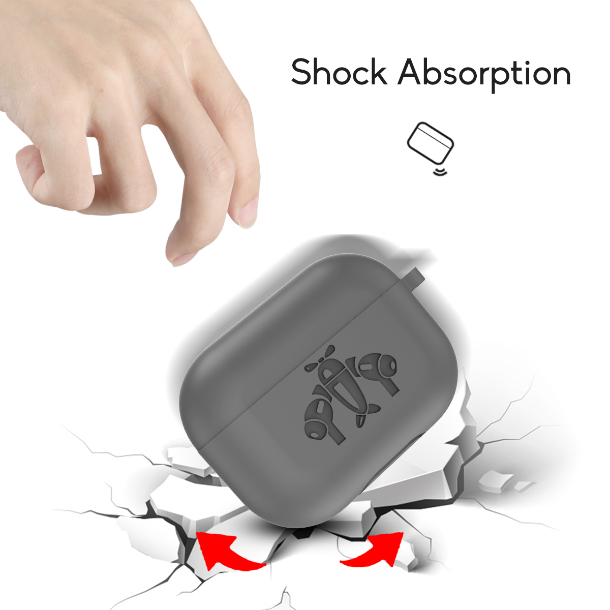 Silicone-Shockproof-Earphone-Storage-Case-with-KeyChain-for-Apple-Airpods-3-Airpods-Pro-1648018-8