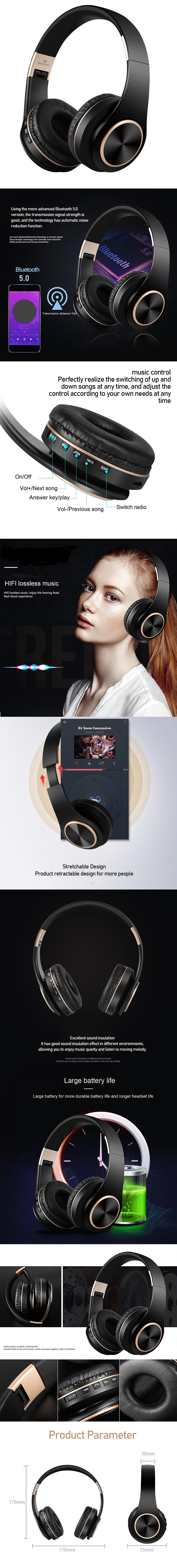 T8-Wireless-bluetooth-50-Earphone-HiFi-Stereo-Effective-Sound-Insulation-300mAh-Battery-Telescopic-F-1975131-1